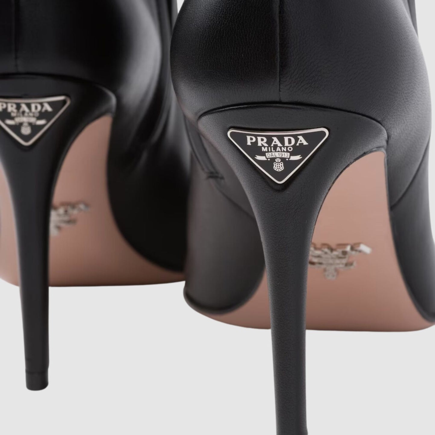 Prada Nappa leather booties