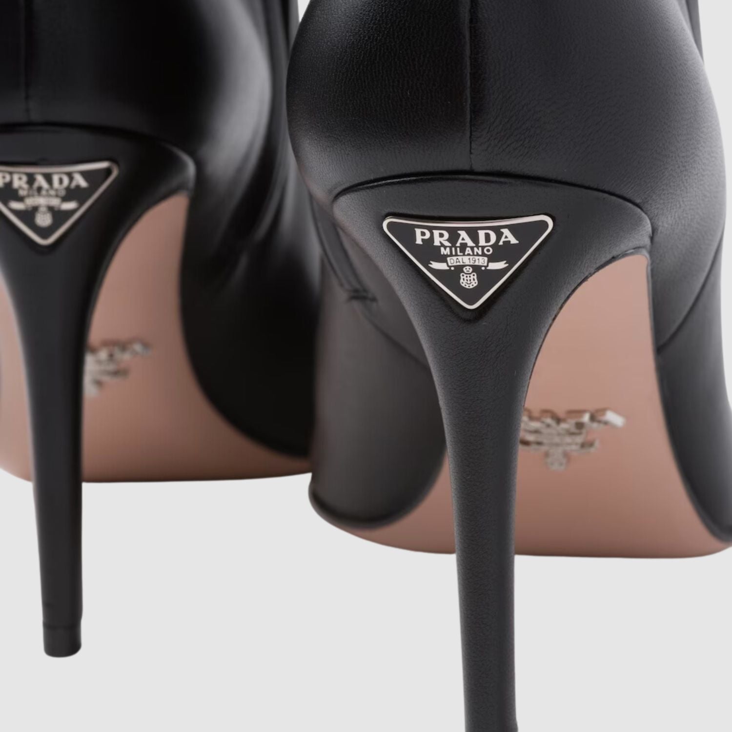 Prada Nappa leather booties