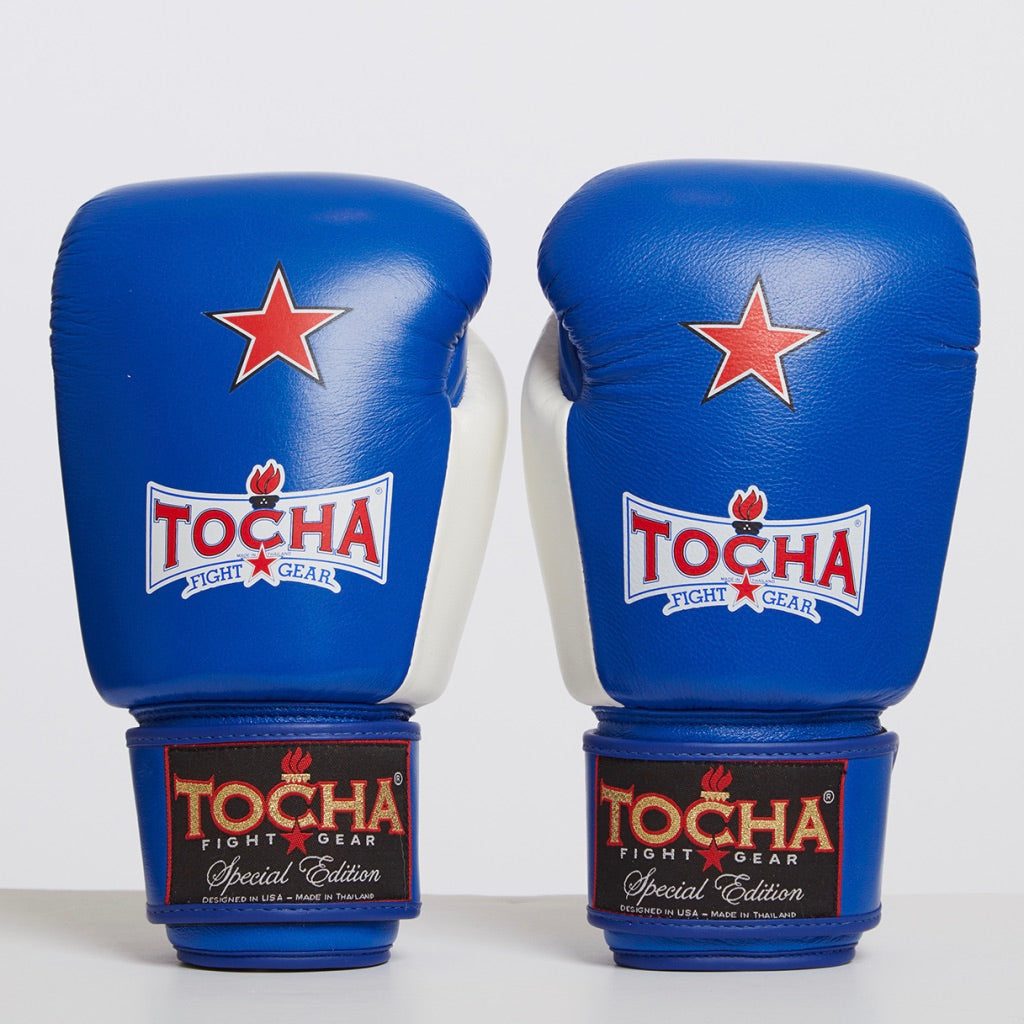 Tocha Fight Gear - Blue Muay Thai Gloves