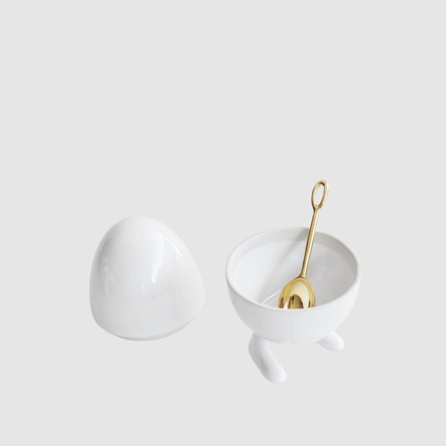Kathy Taslitz SWEETIE PIE (Ceramic Sugar/Spice Bowl with a top)_KATH243010