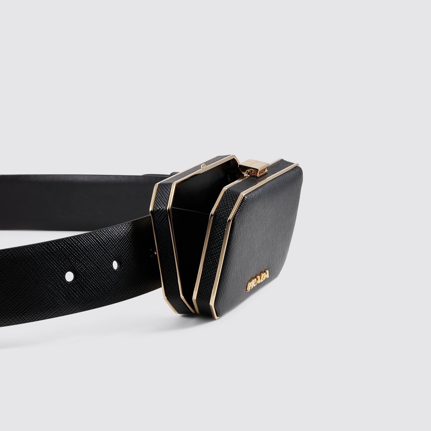Prada - Leather Belt with Case | View 3