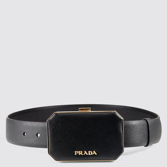 Prada - Leather Belt with Case | View 1