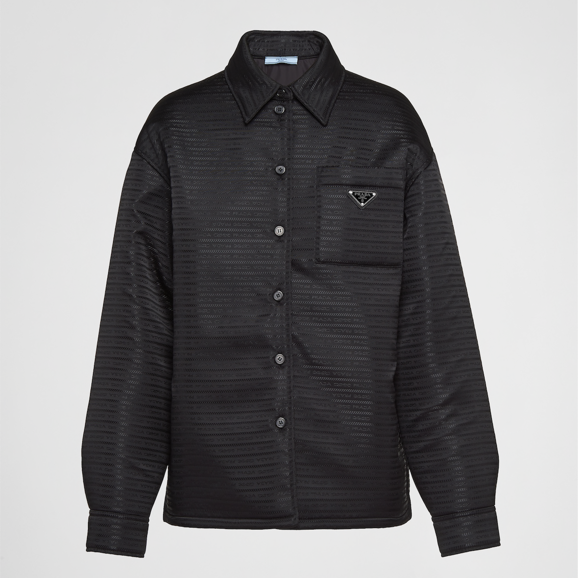Prada Nylon Prada Logo Shirt View 1