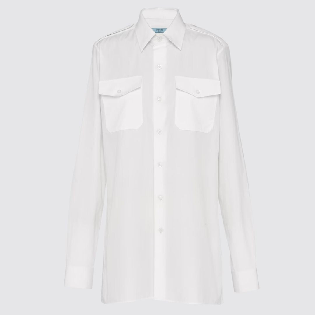 Prada | Poplin Shirt Front View