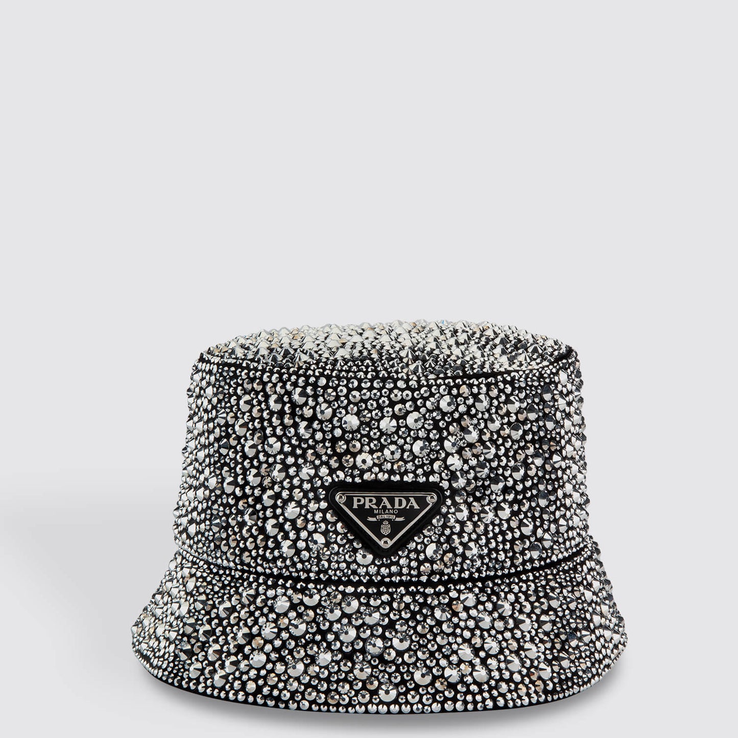 Prada Black Crystal Bucket Hat