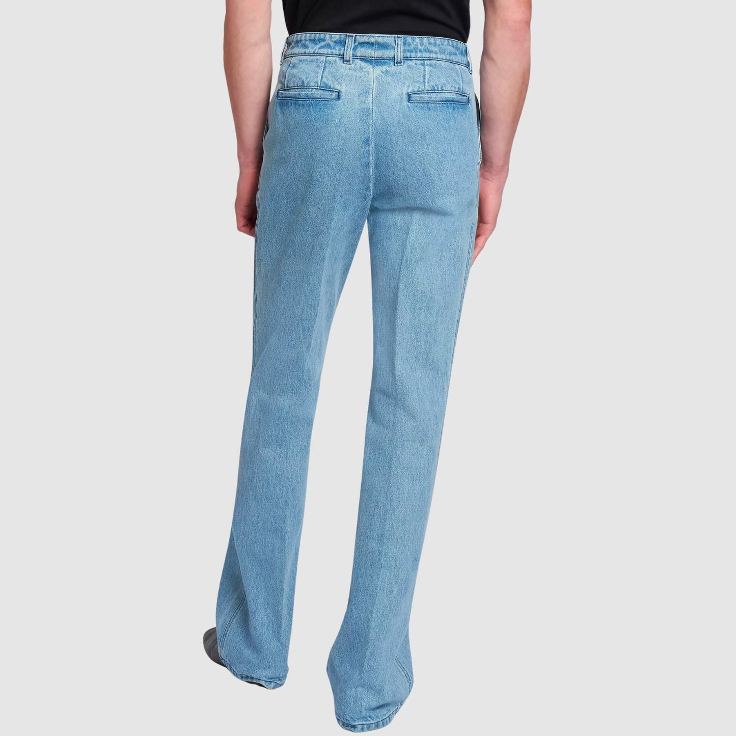 Dries Van Noten Preely Cotton Denim Flared Pants