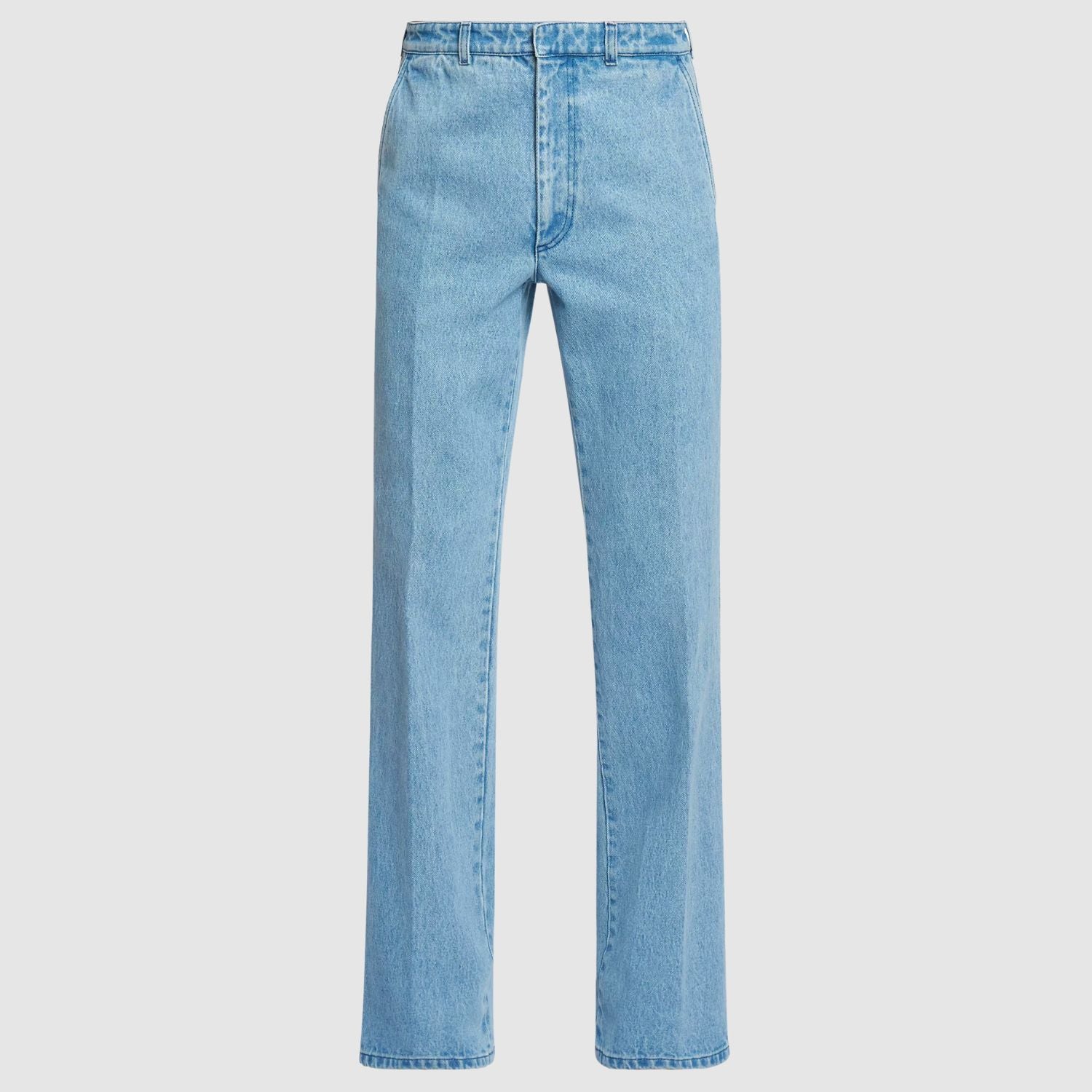 Dries Van Noten Preely Cotton Denim Flared Pants