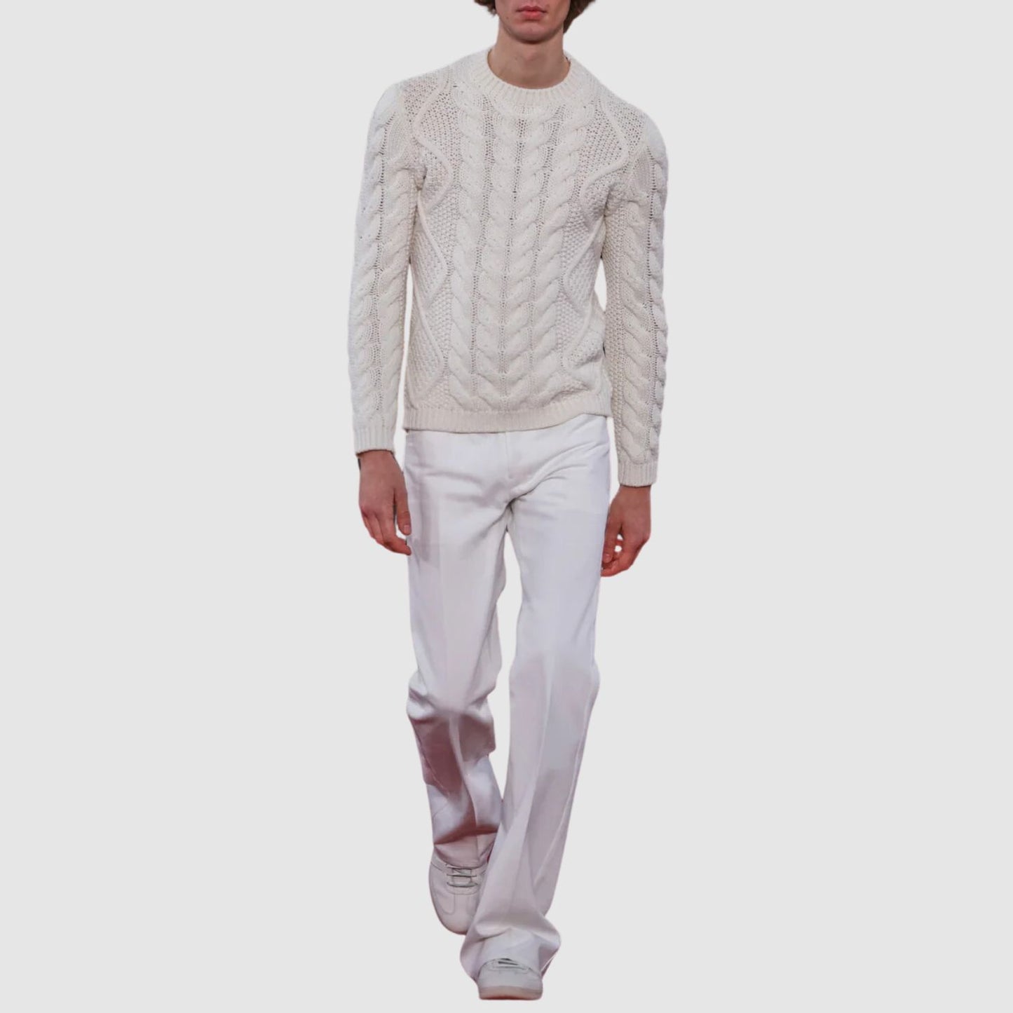 Gabriela Hearst Preston Five Pocket Pant in White Organic Cotton Denim