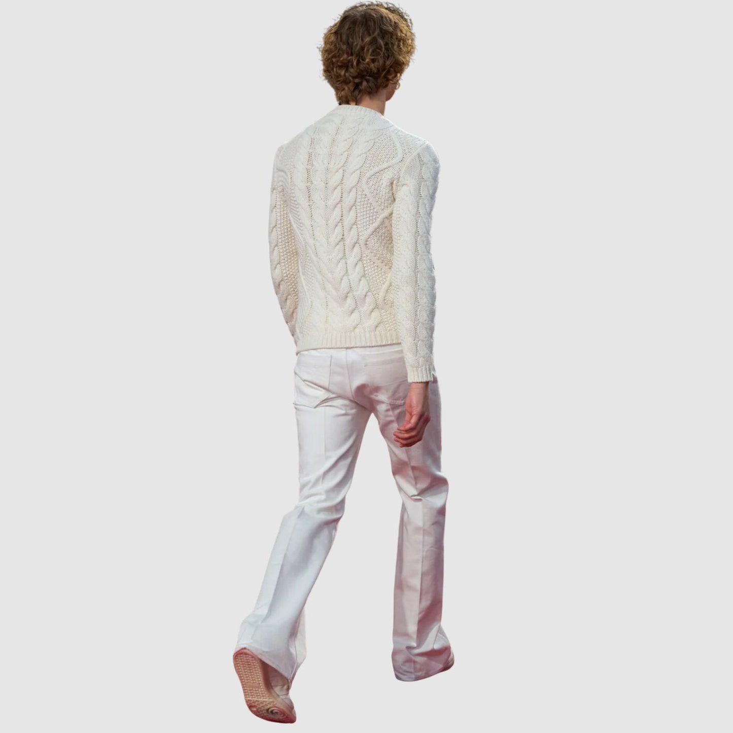 Gabriela Hearst Preston Five Pocket Pant in White Organic Cotton Denim