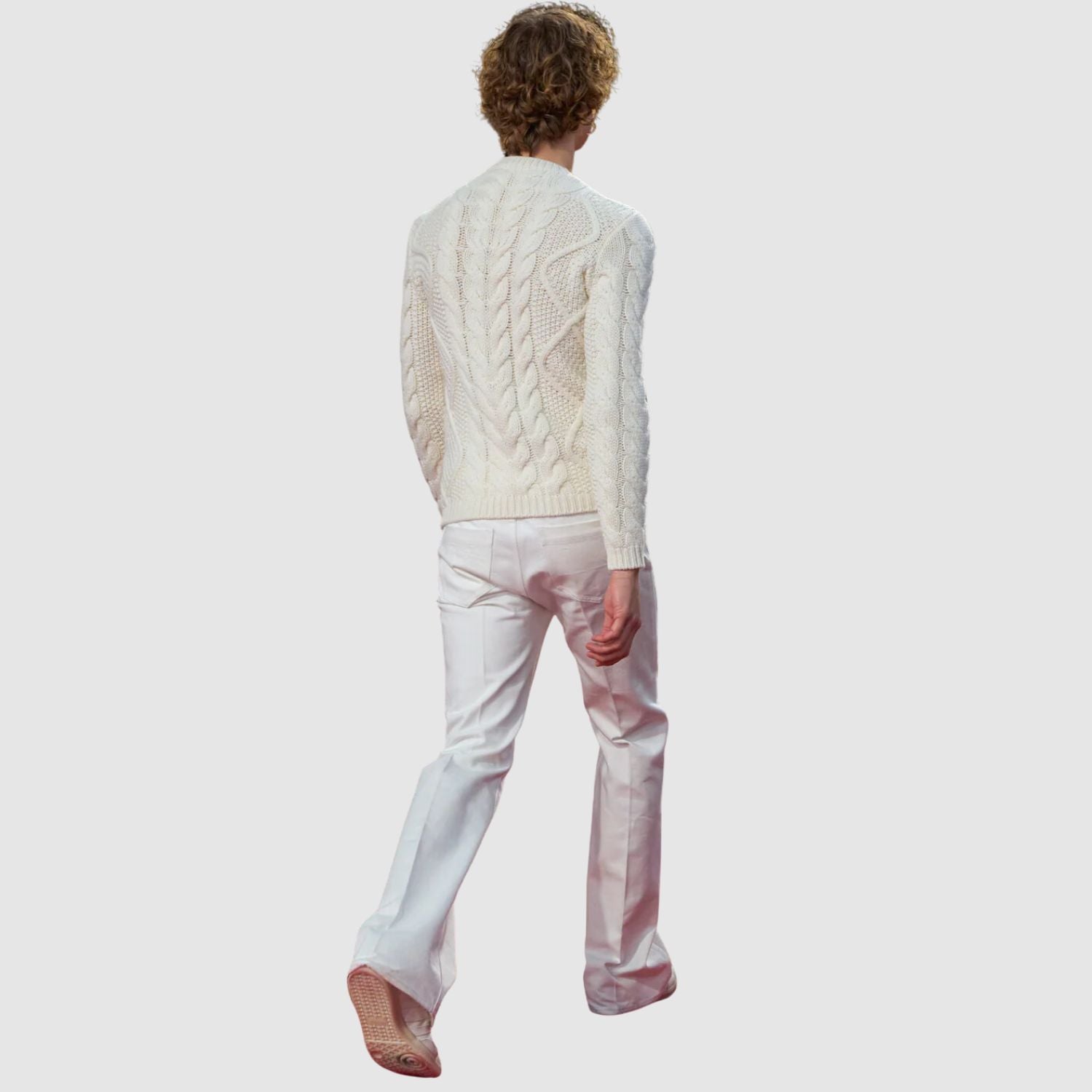 Gabriela Hearst Preston Five Pocket Pant in White Organic Cotton Denim