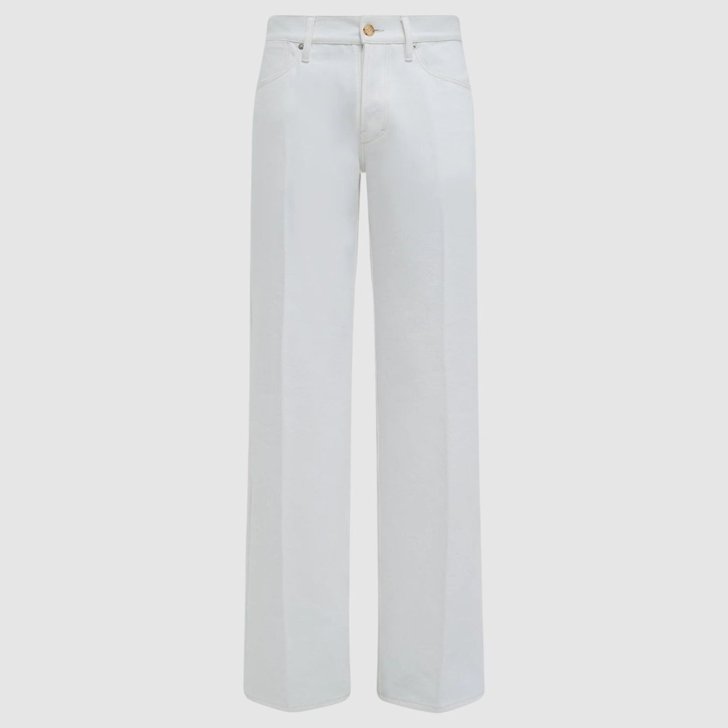 Gabriela Hearst Preston Five Pocket Pant in White Organic Cotton Denim