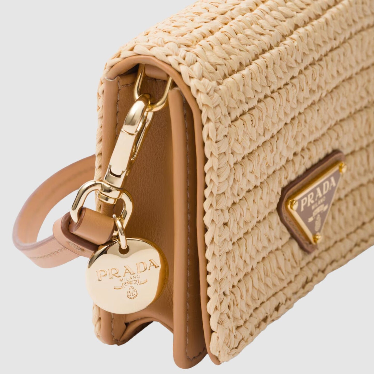 Prada Crochet Card Holder With Shoulder Strap_PRAW241015