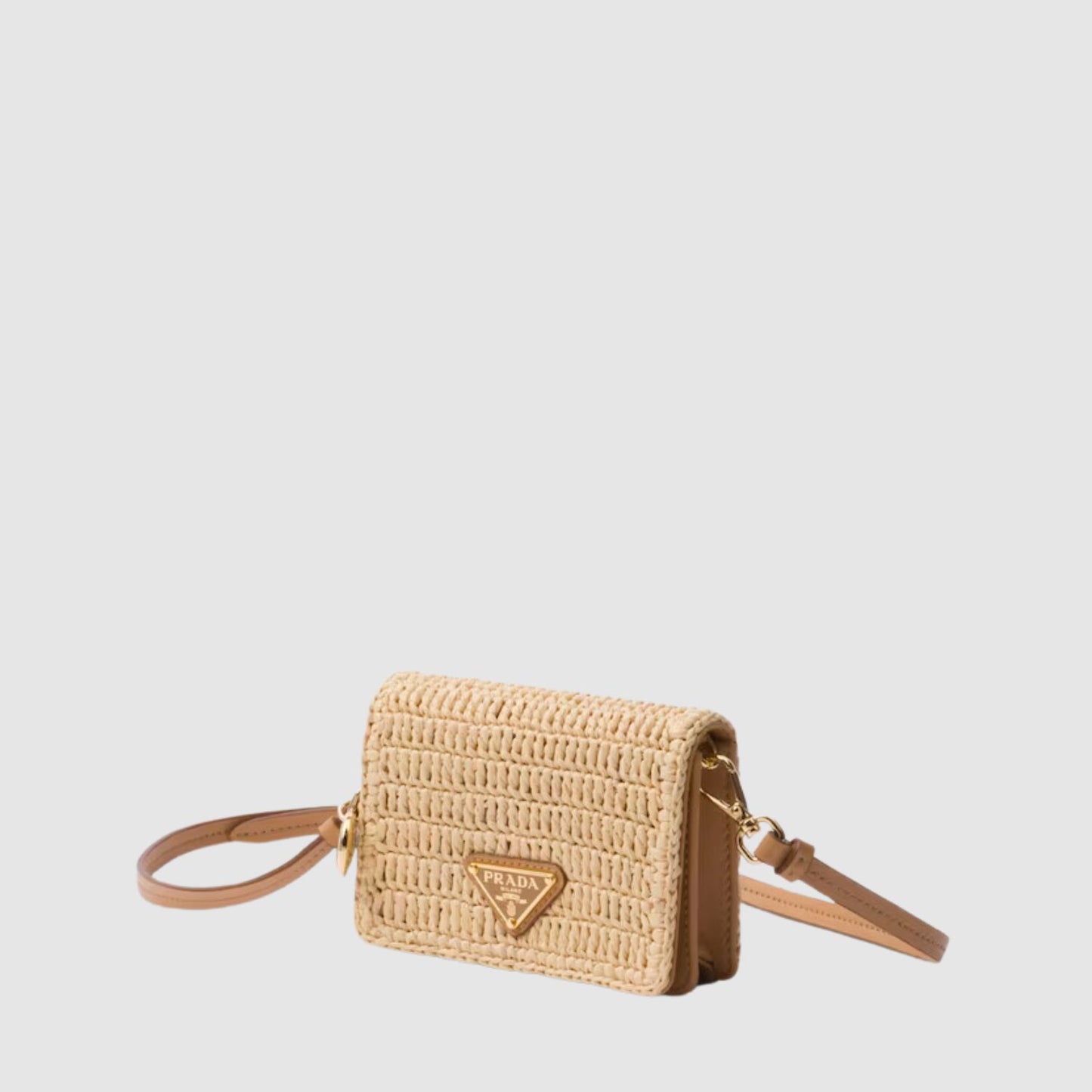 Prada Crochet Card Holder With Shoulder Strap_PRAW241015