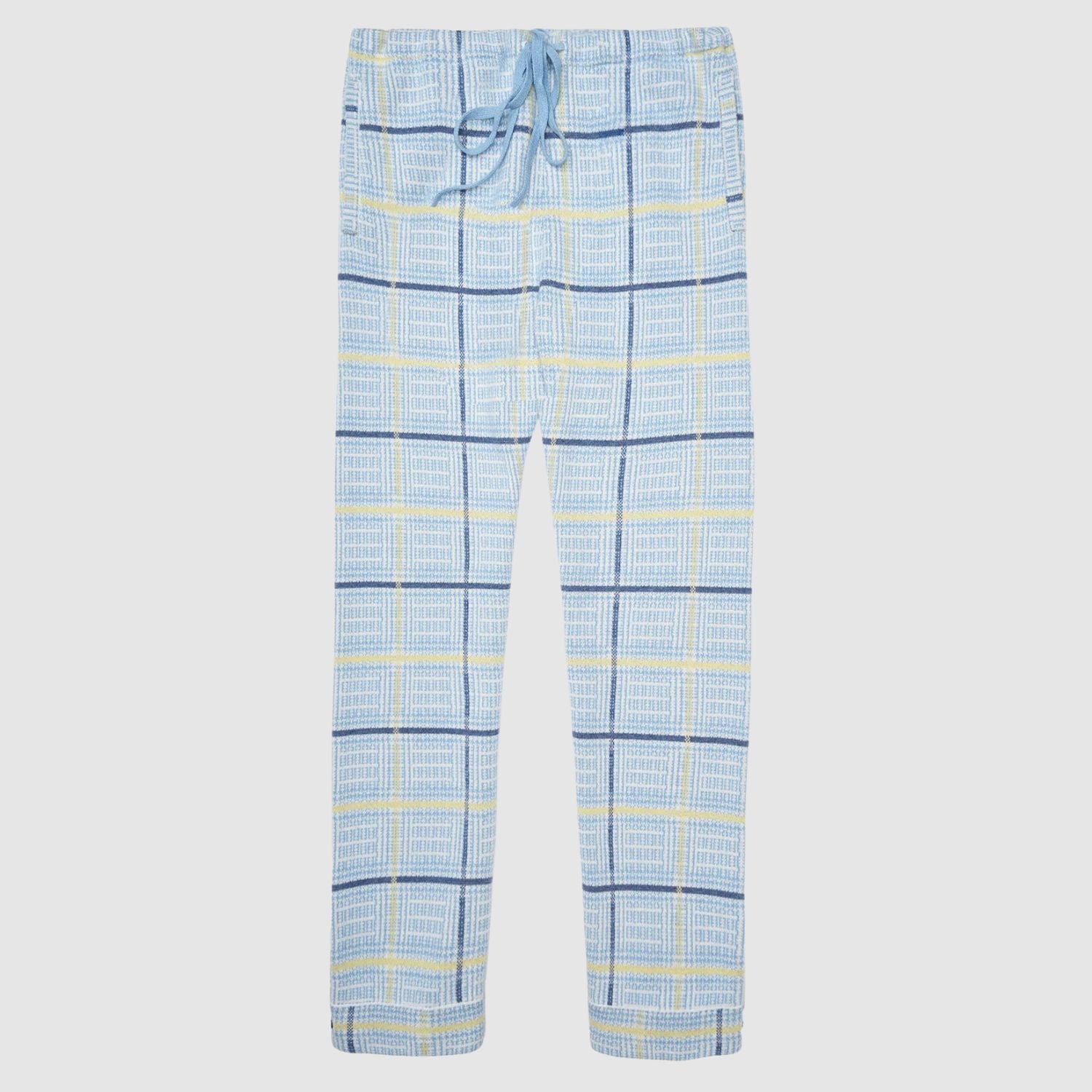 God's True Cashmere Rain Tartan Knit Cashmere Trouser