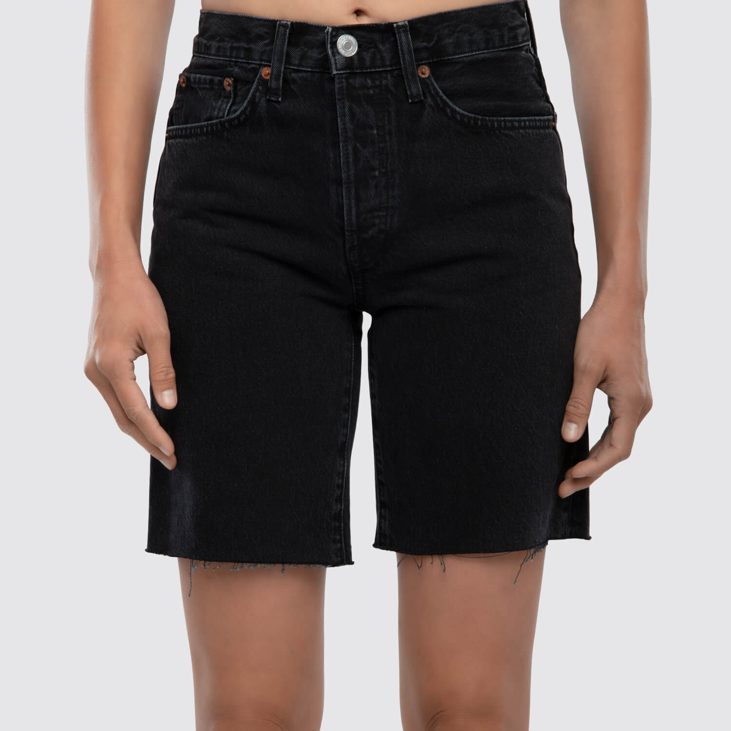 Re/Done | Black Comfy Short View 1