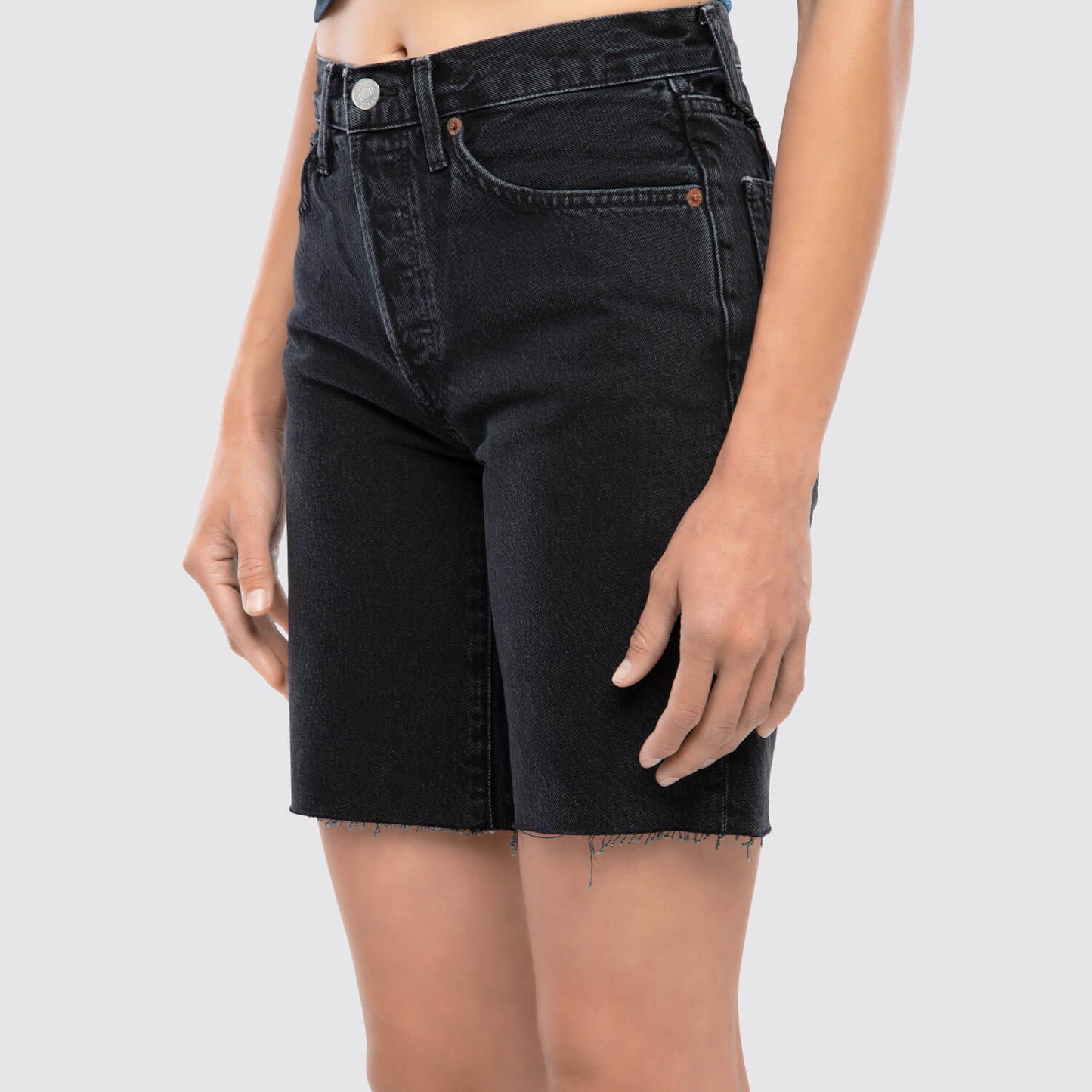 Re/Done | Black Comfy Short View 3
