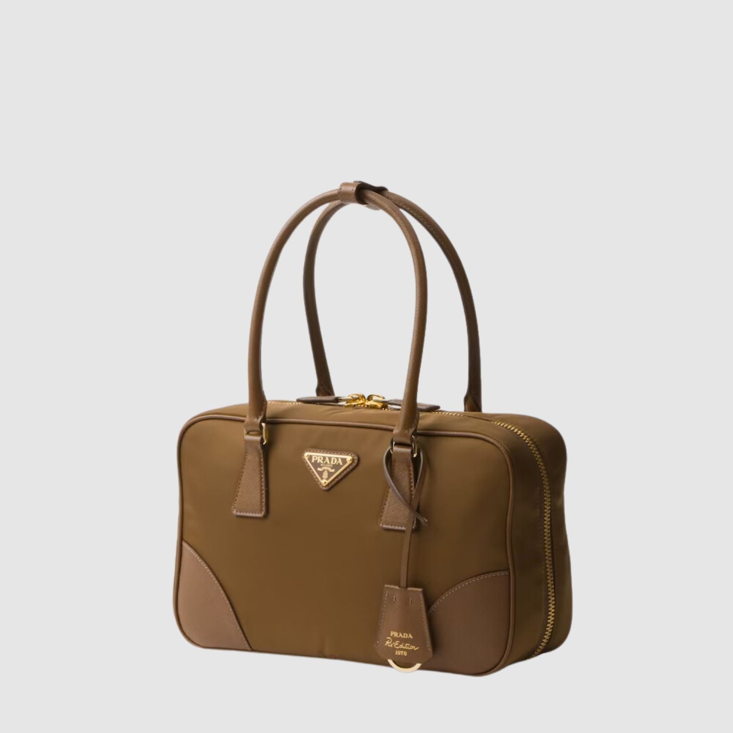 Prada Re-Edition 1978 medium Re-Nylon and Saffiano leather two-handle bag_PRAW244022