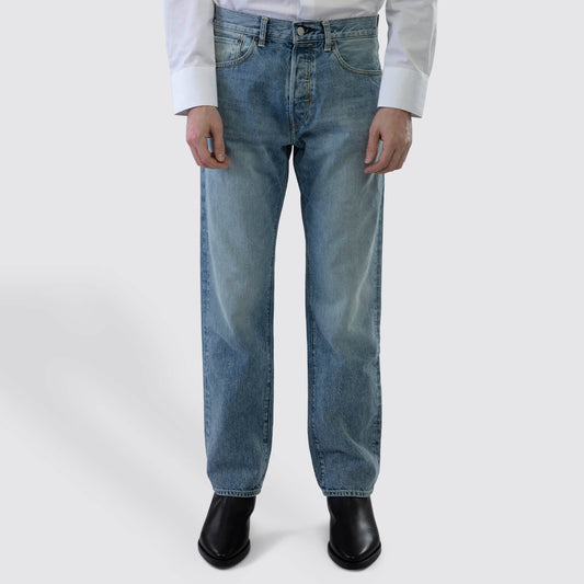 RE/DONE 50's Straight Jeans in 3 Year Wear View 1