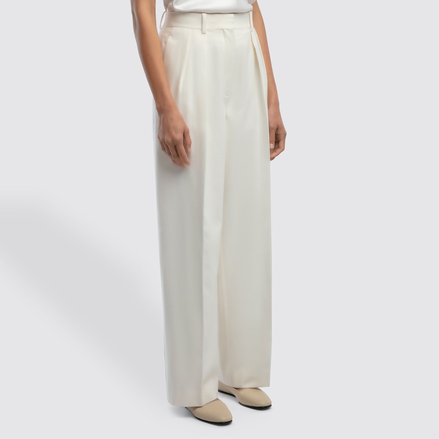 White Cashmere Igor Pants | View 2