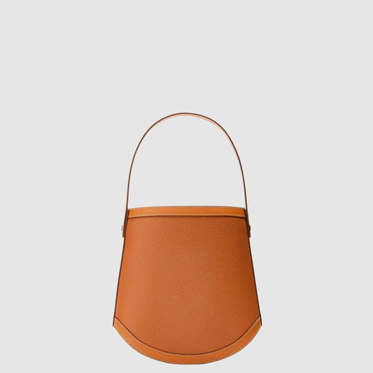 Savette Bucket in Saddle Mixed Leathers_SAVT235005