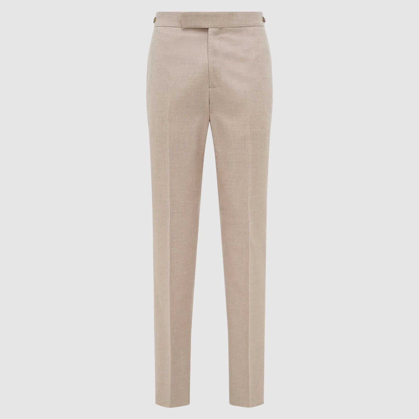 Gabriela Hearst Sebastian Pant in Camel Virgin Wool Cashmere Flannel