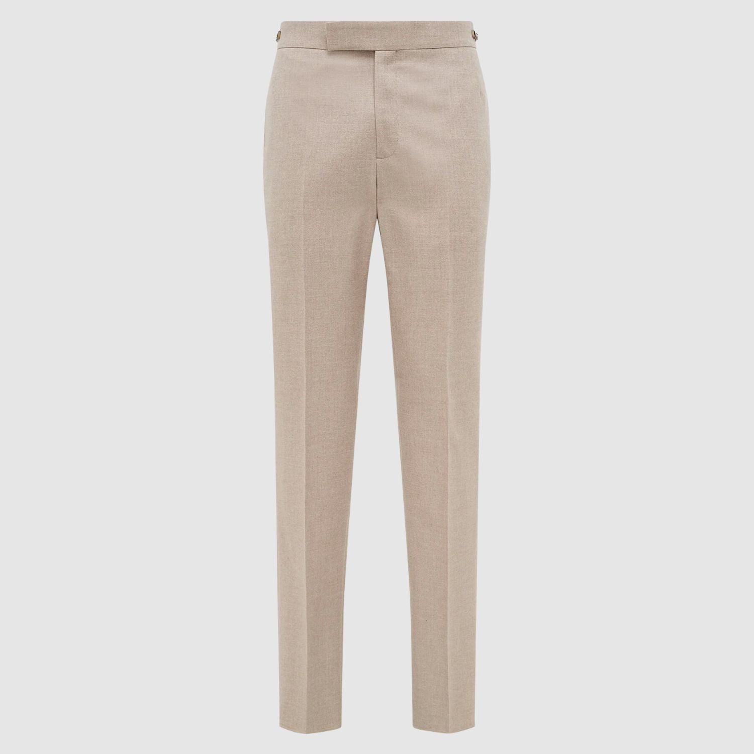 Gabriela Hearst Sebastian Pant in Camel Virgin Wool Cashmere Flannel
