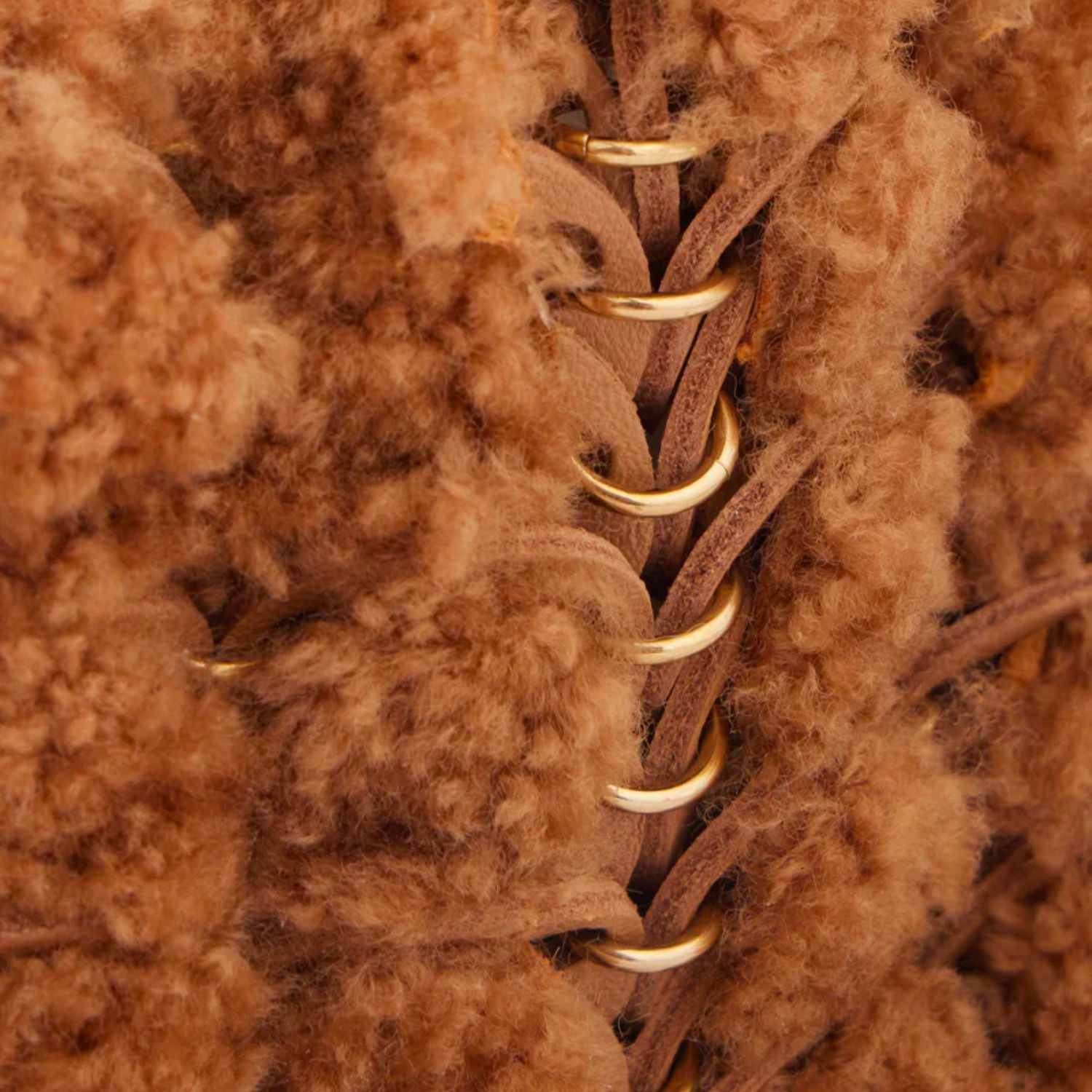 Rabanne 1969 Nano Bag In Shearling
