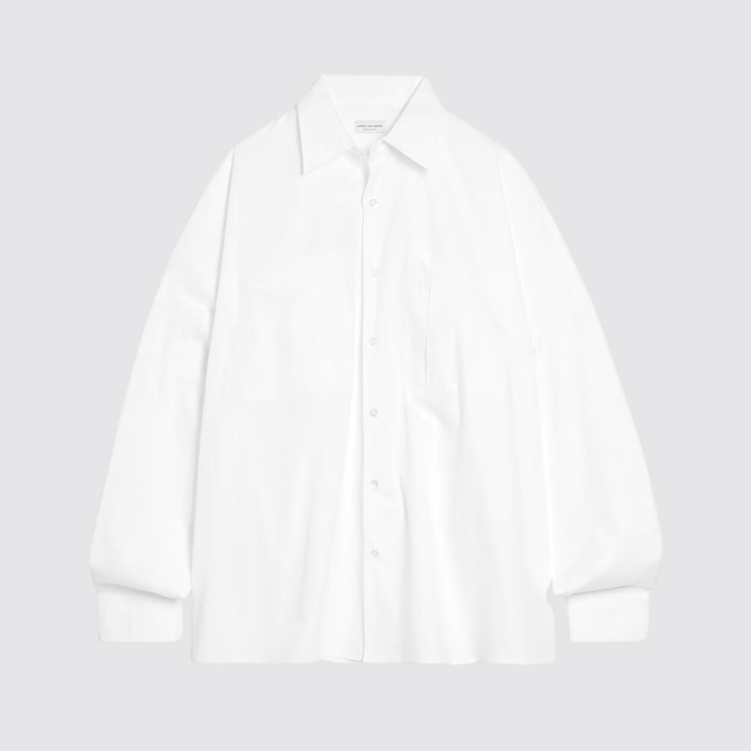 Dries Van Noten Cotton Cocoon Shirt Front View