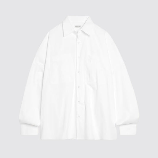 Dries Van Noten Cotton Cocoon Shirt Front View