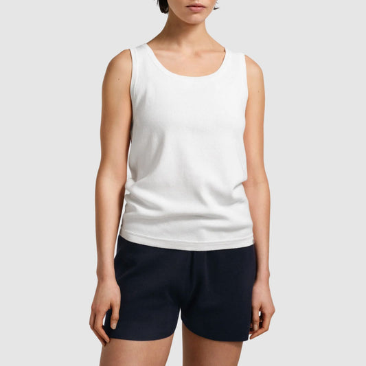 EXTREME CASHMERE N°333 Singlet in Snow
