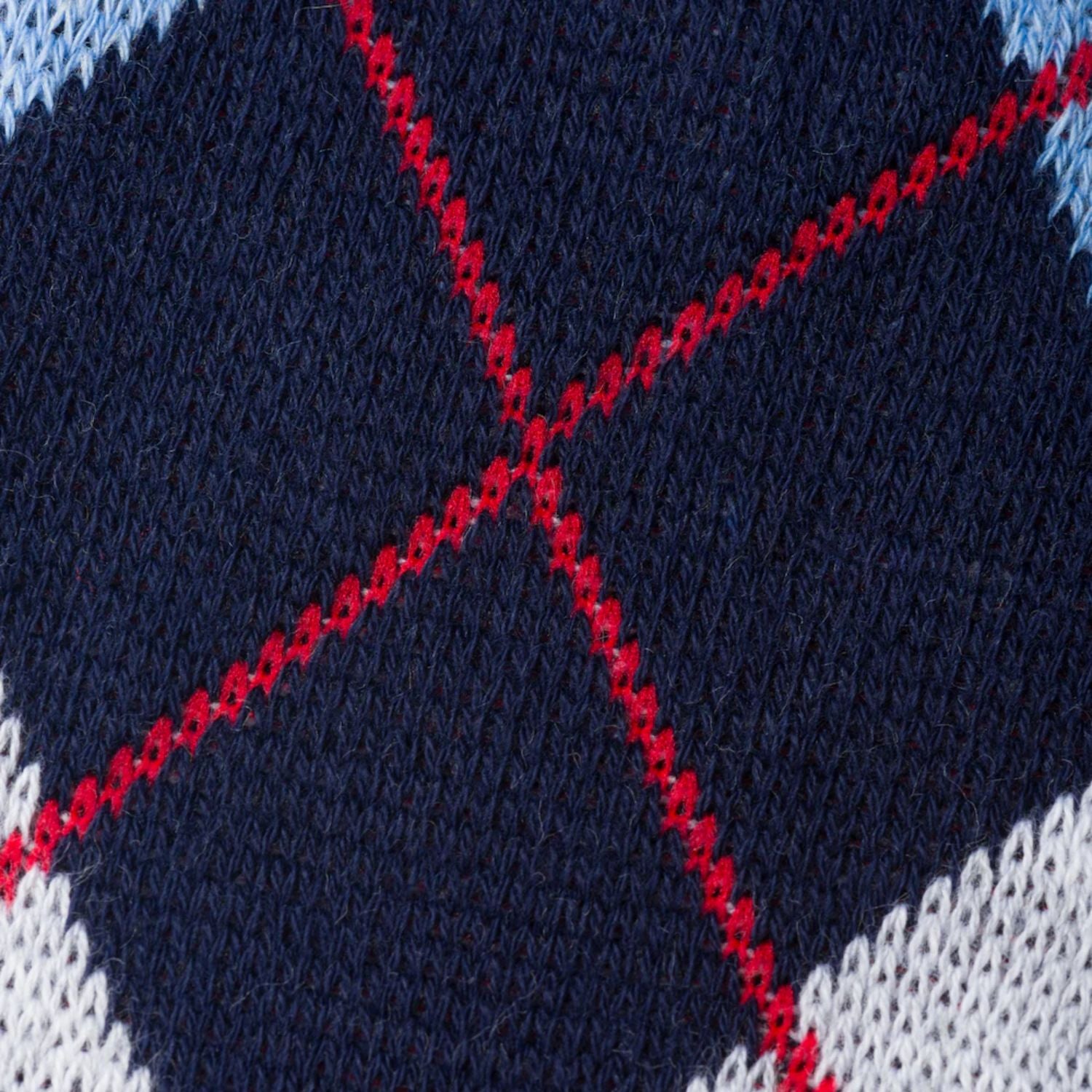 Prada Argyle Cotton Socks in Navy