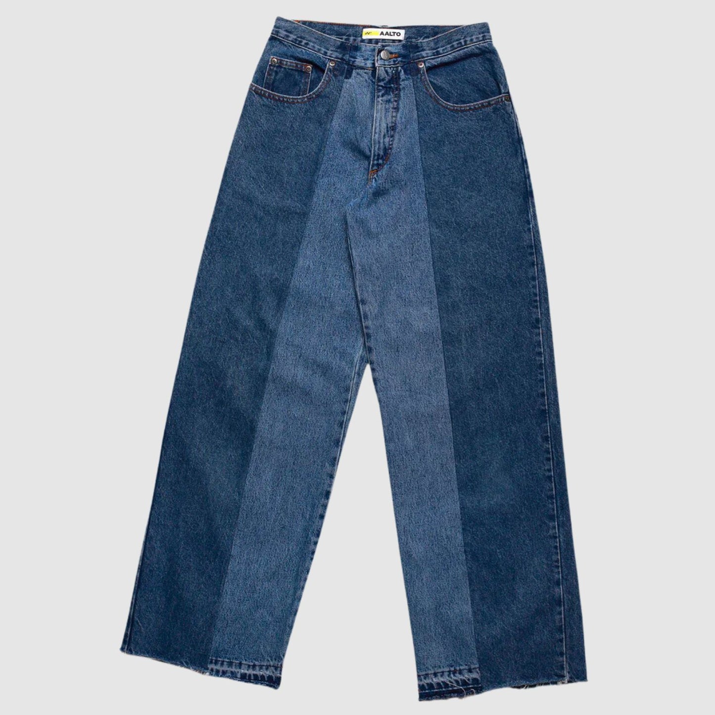 Recoded Large Split Pleat Denim