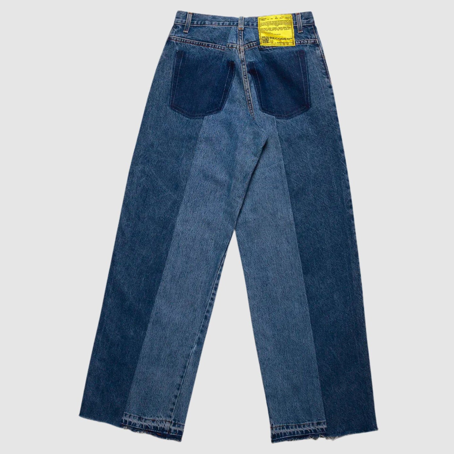 Recoded Large Split Pleat Denim