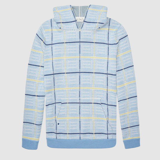 God's True Cashmere Rain Tartan Knit Cashmere Hoodie