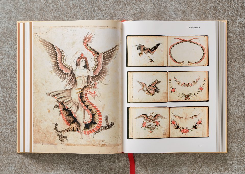 Taschen Books Tattoo History Open View 2