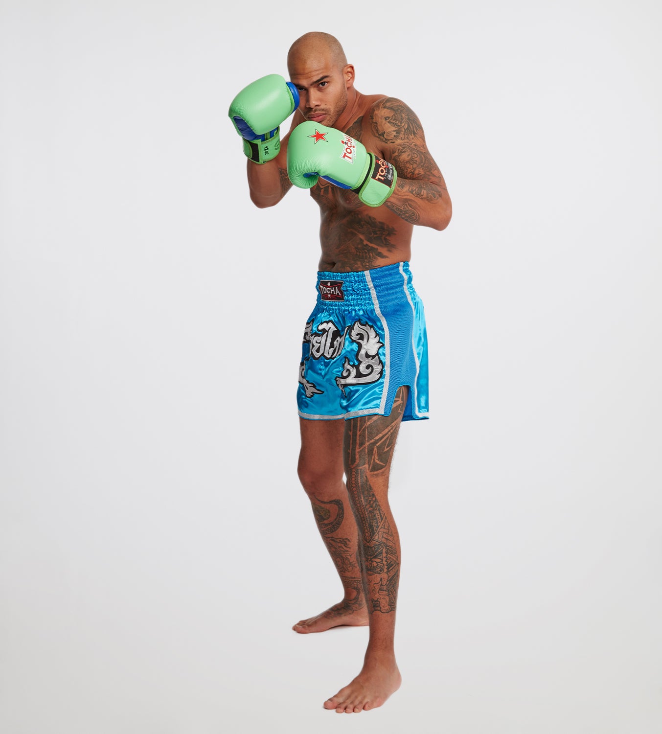 Tocha Fight Gear - Green Muay Thai Gloves