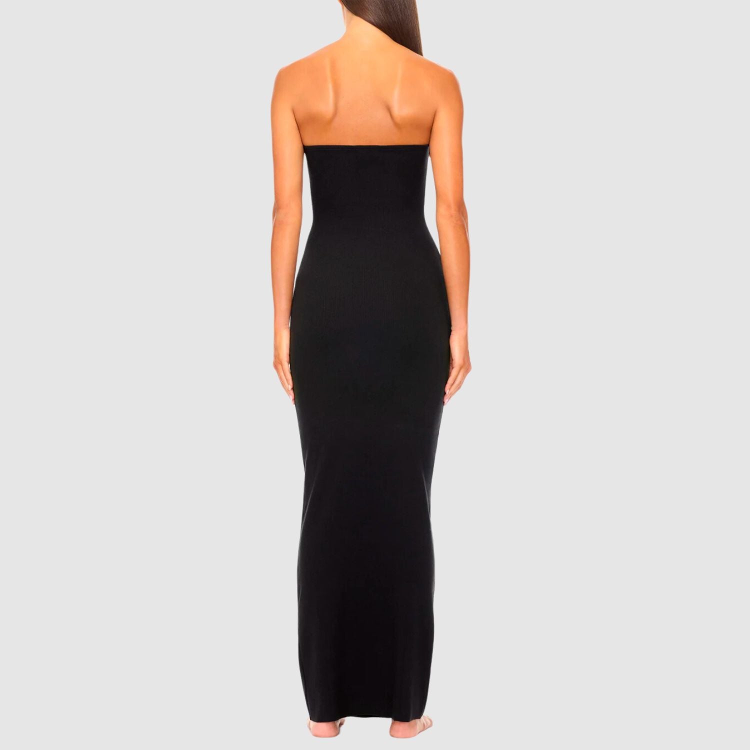 ÉTERNE Tube Maxi Dress in Black