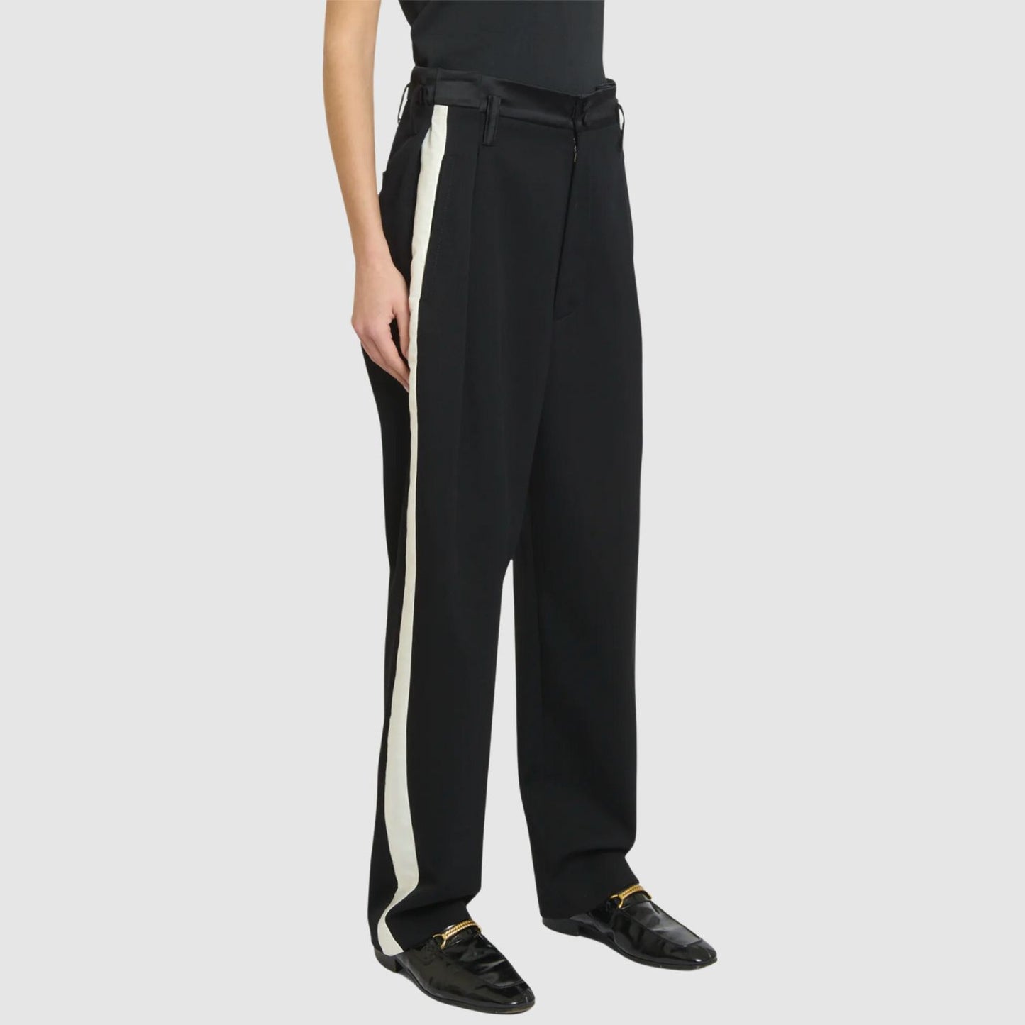 Meryll Rogge Pleated Tuxedo Pants_MERW235004