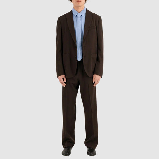 Udo Unlined Tropical Wool Twill 2 Button Notch Lapel Jacket