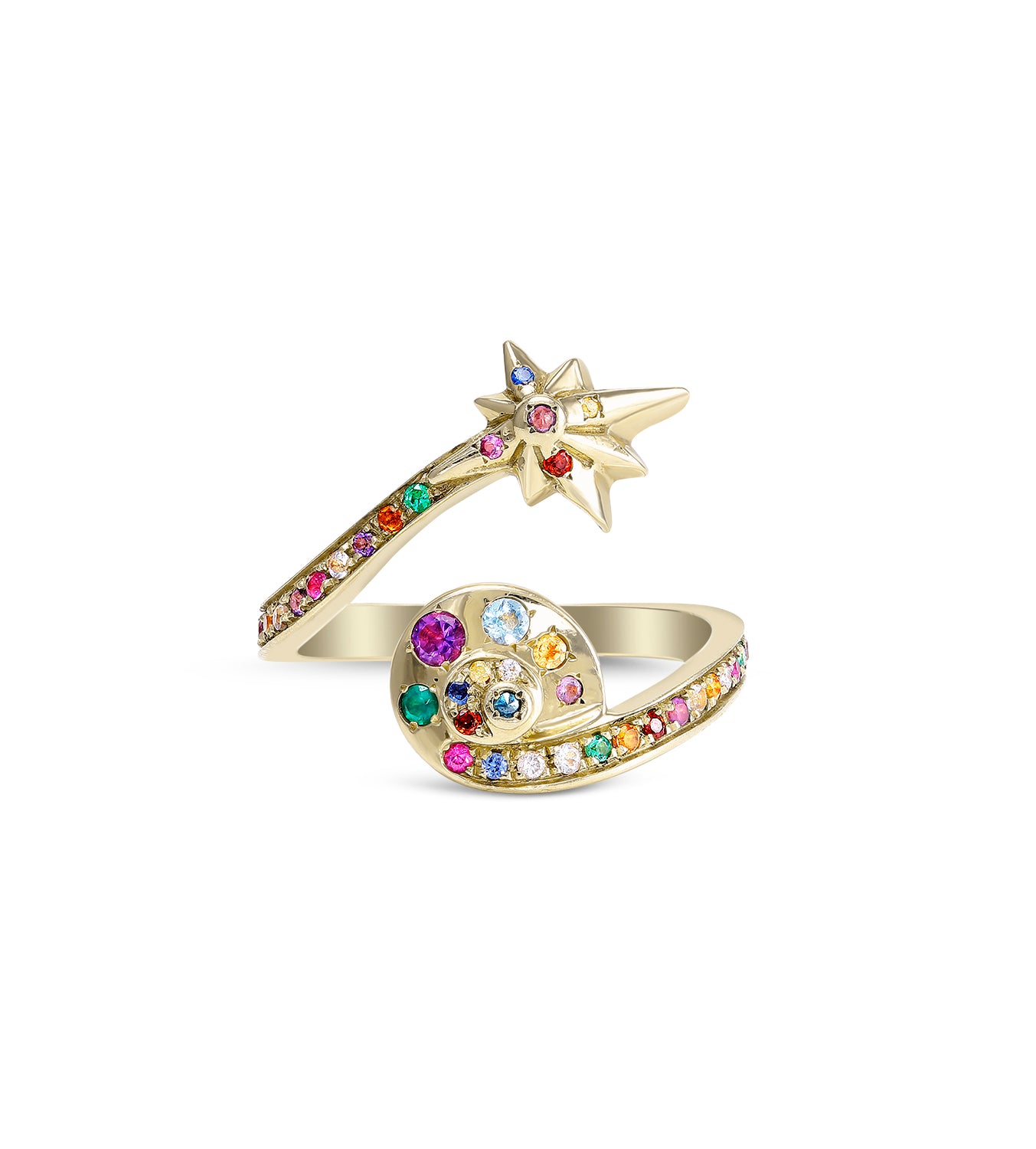 Venyx Star Moonshell Open Ring