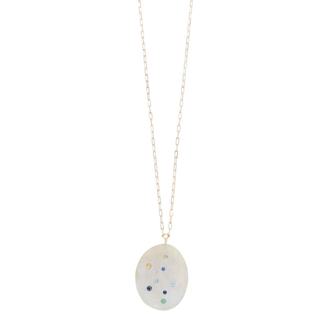 Venyx CVC Stones Virgo Pendant Necklace