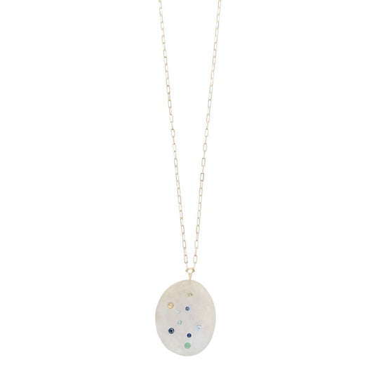 Venyx CVC Stones Virgo Pendant Necklace