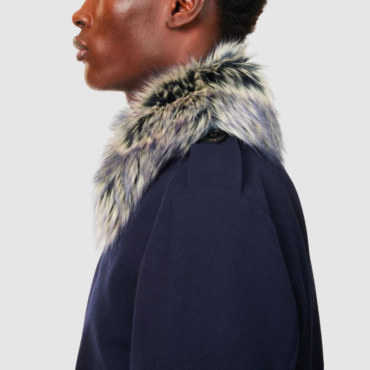 Dries Van Noten Verona Faux-Fur Collar Regular-Fit Wool-Blend Jacket