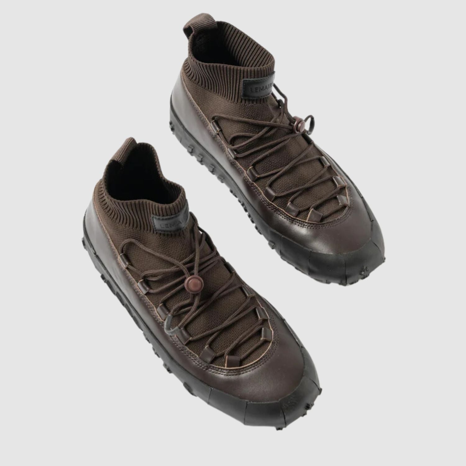 LEMAIRE Vibram Sneakers in Khaki Brown