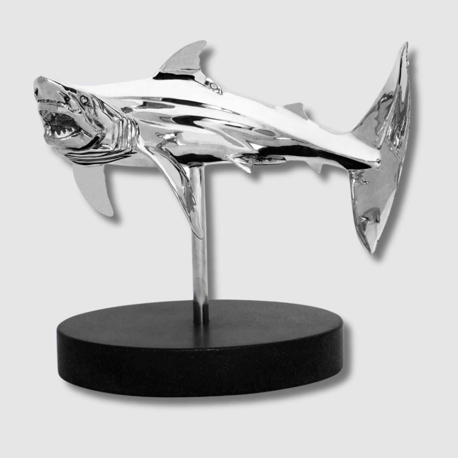 Victor Douieb Fear Shark Sculpture - View 1