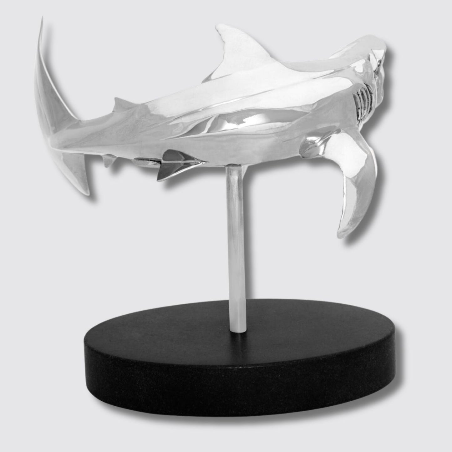 Victor Douieb Fear Shark Sculpture - View 3