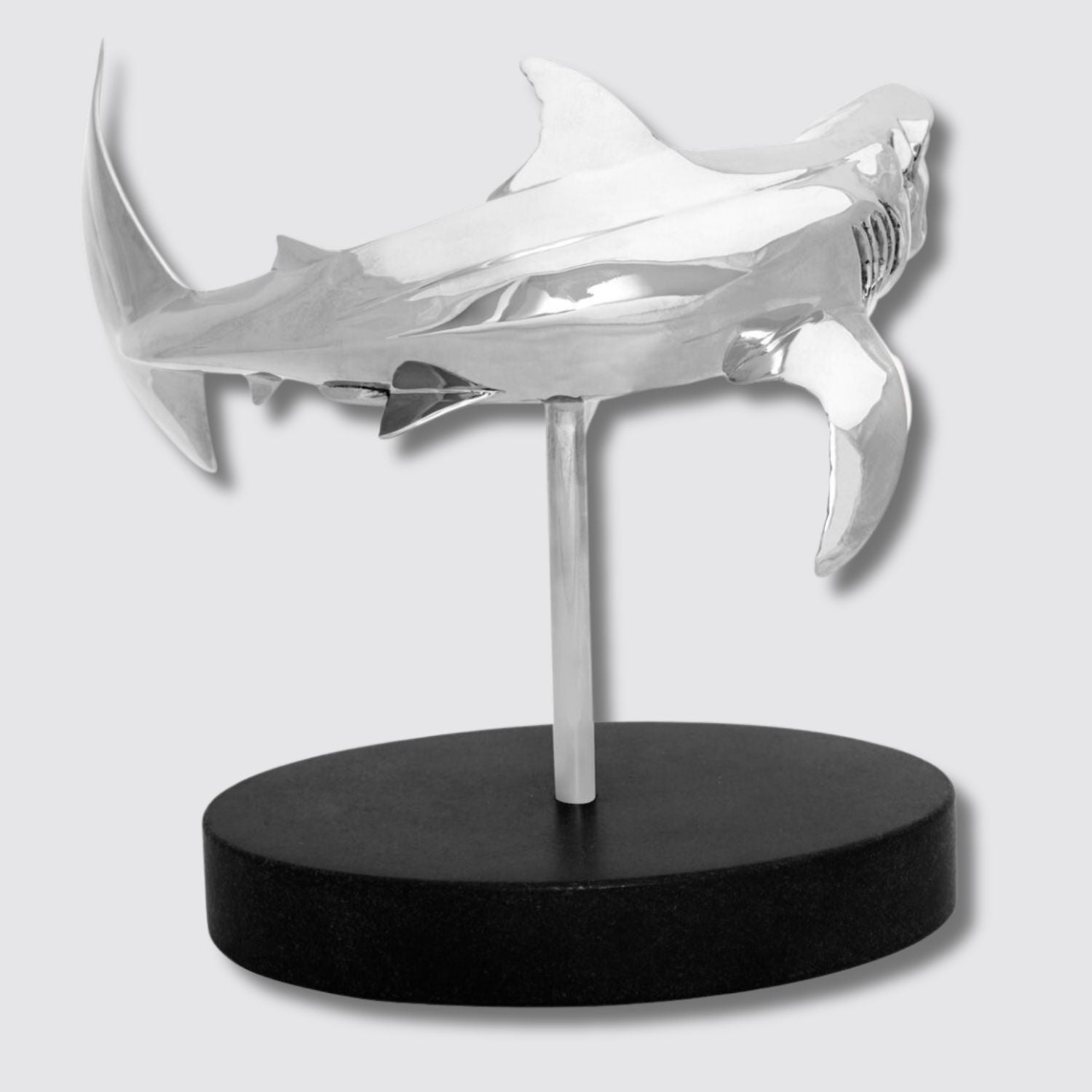 Victor Douieb Fear Shark Sculpture - View 3