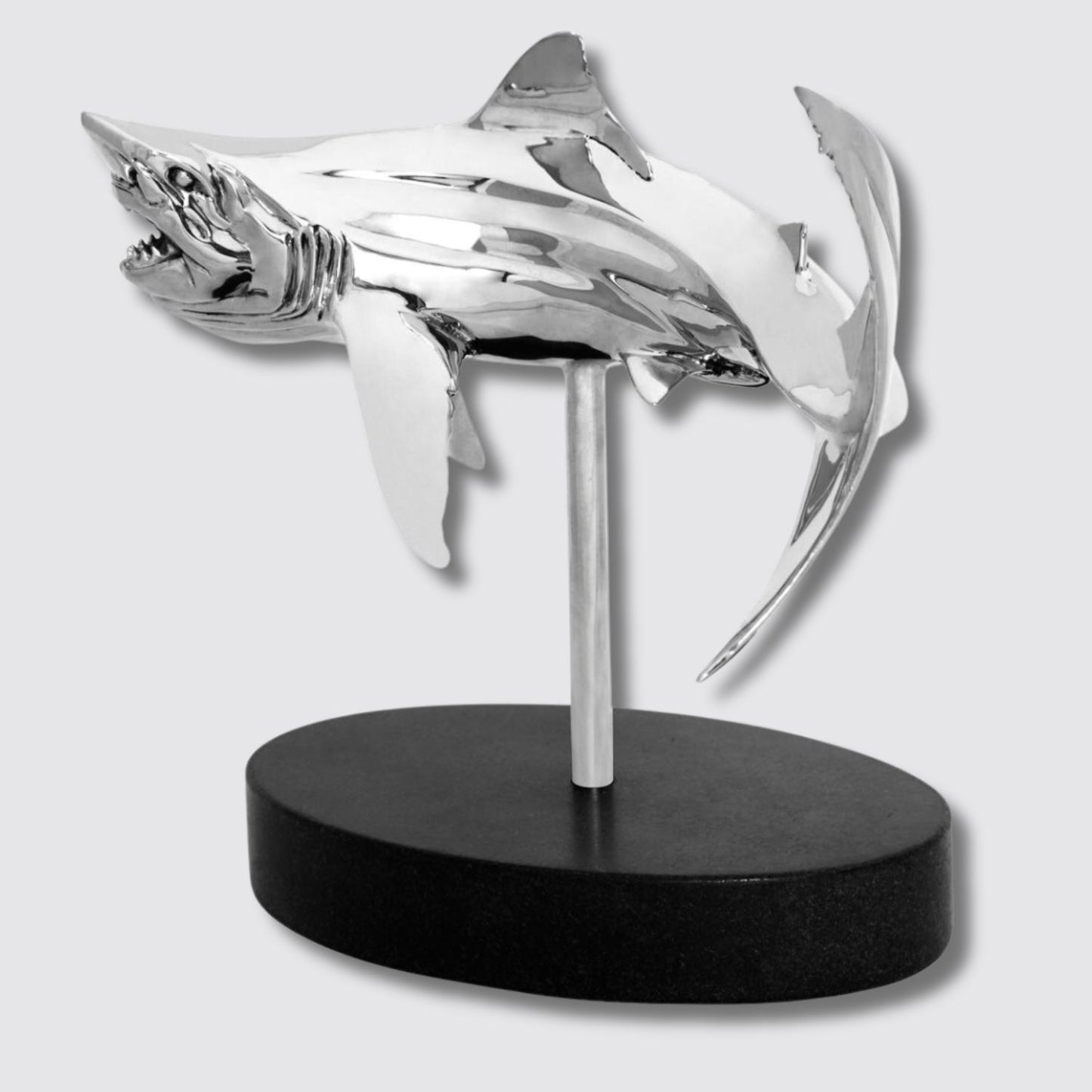 Victor Douieb Fear Shark Sculpture - View 4