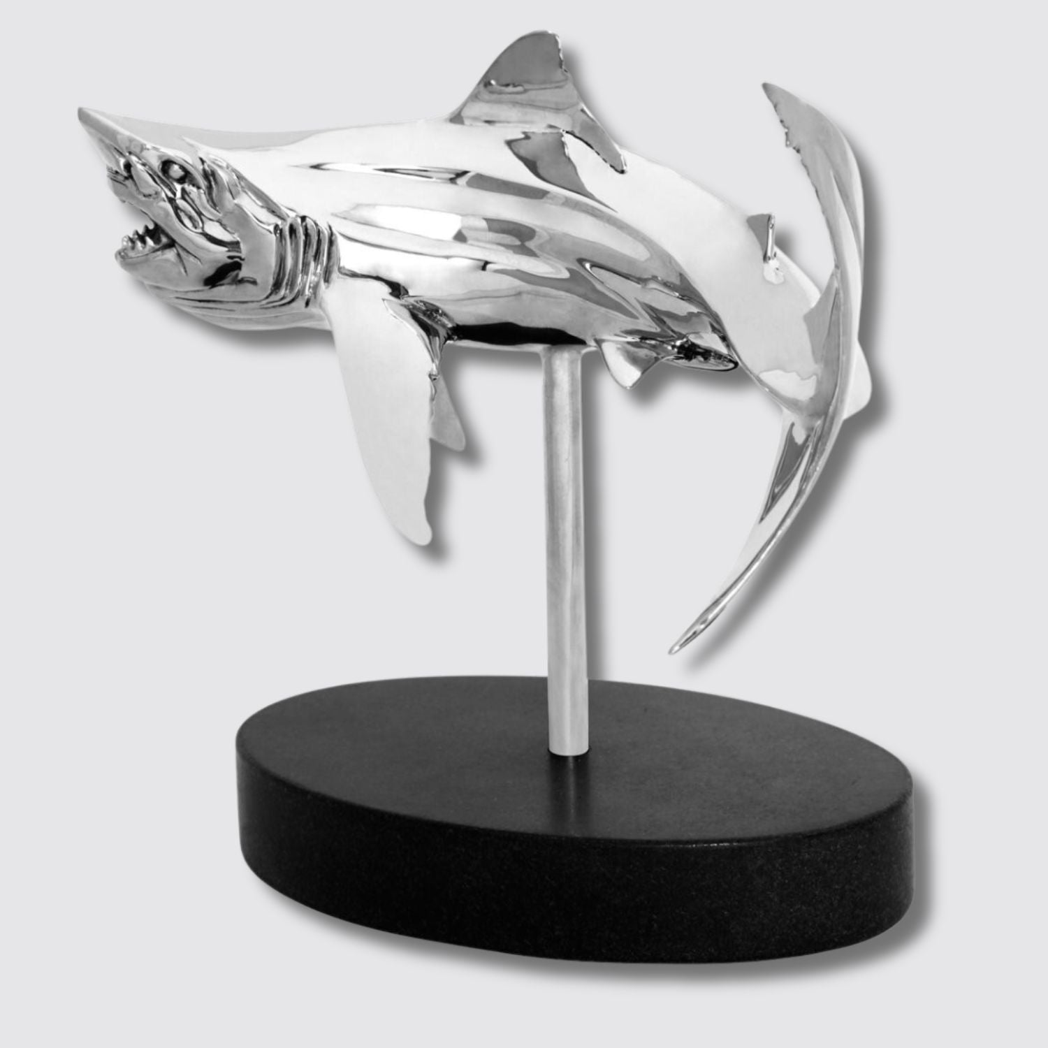 Victor Douieb Fear Shark Sculpture - View 4