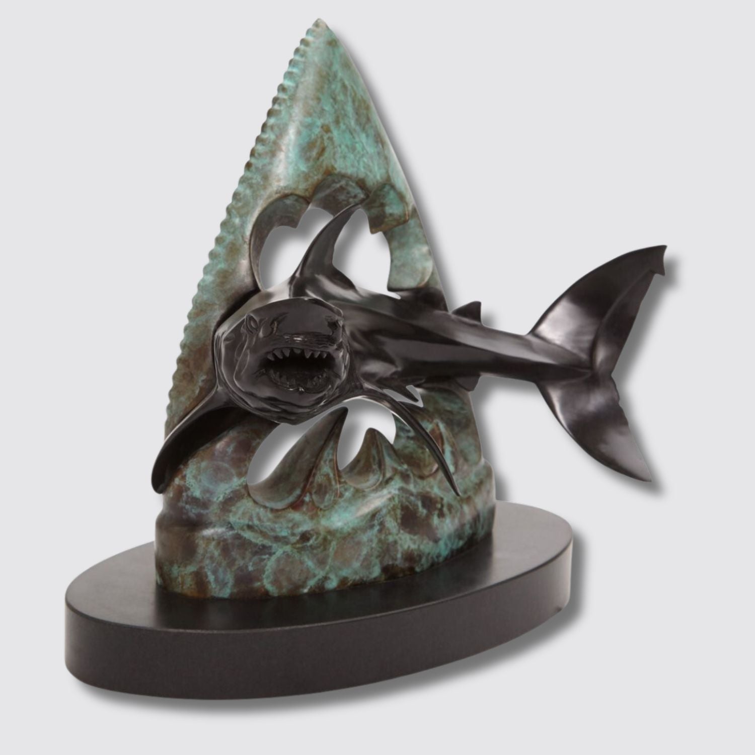 Victor Douieb Great White Shark Tooth Sculpture - View 2